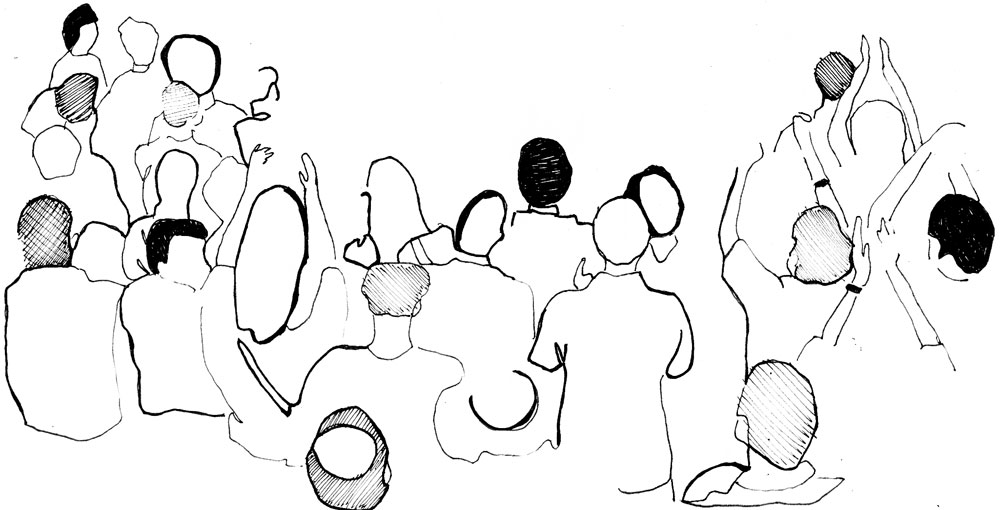 crowd